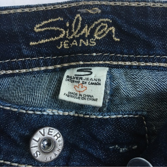 Silver Jeans Tuesday Crop Denim Jeans Size 27 - Picture 9 of 17